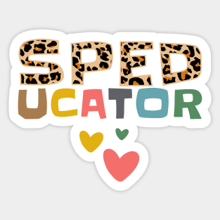 Speducator Special Education Teacher Special Ed Sped Sticker